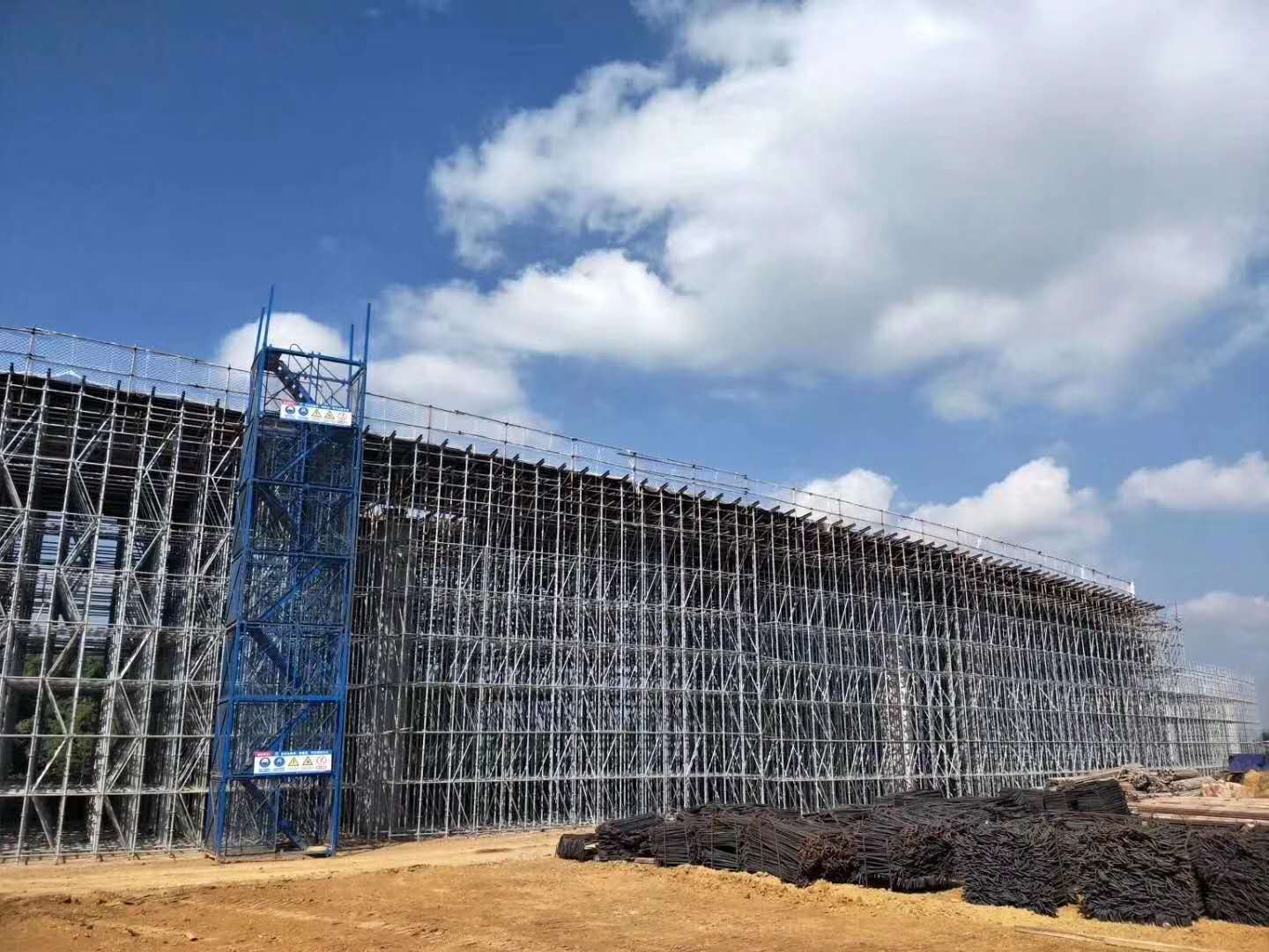 盤扣腳手架搭建周期短，經(jīng)濟效益好！